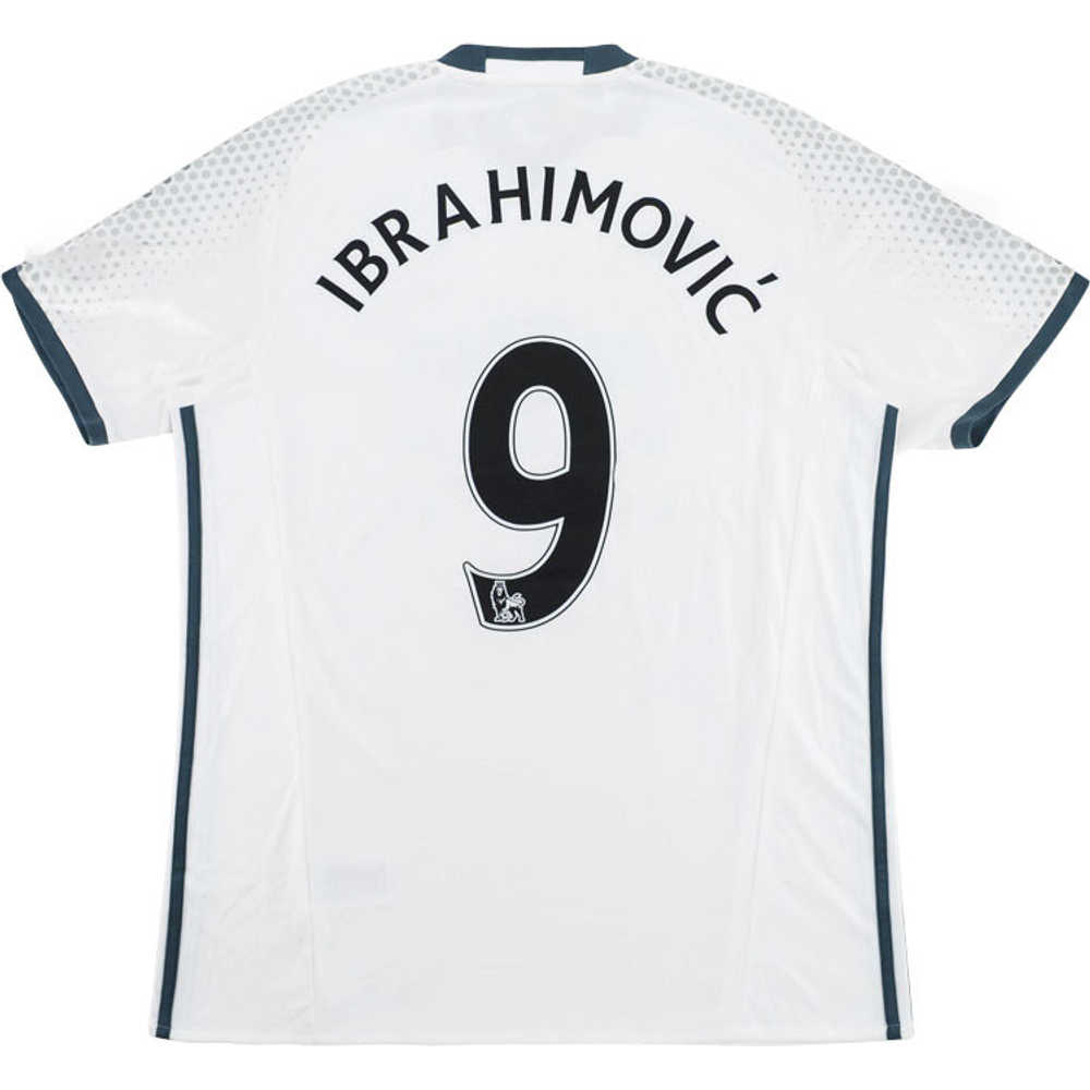 2016-17 Manchester United Third Shirt Ibrahimović #9 (Very Good) M