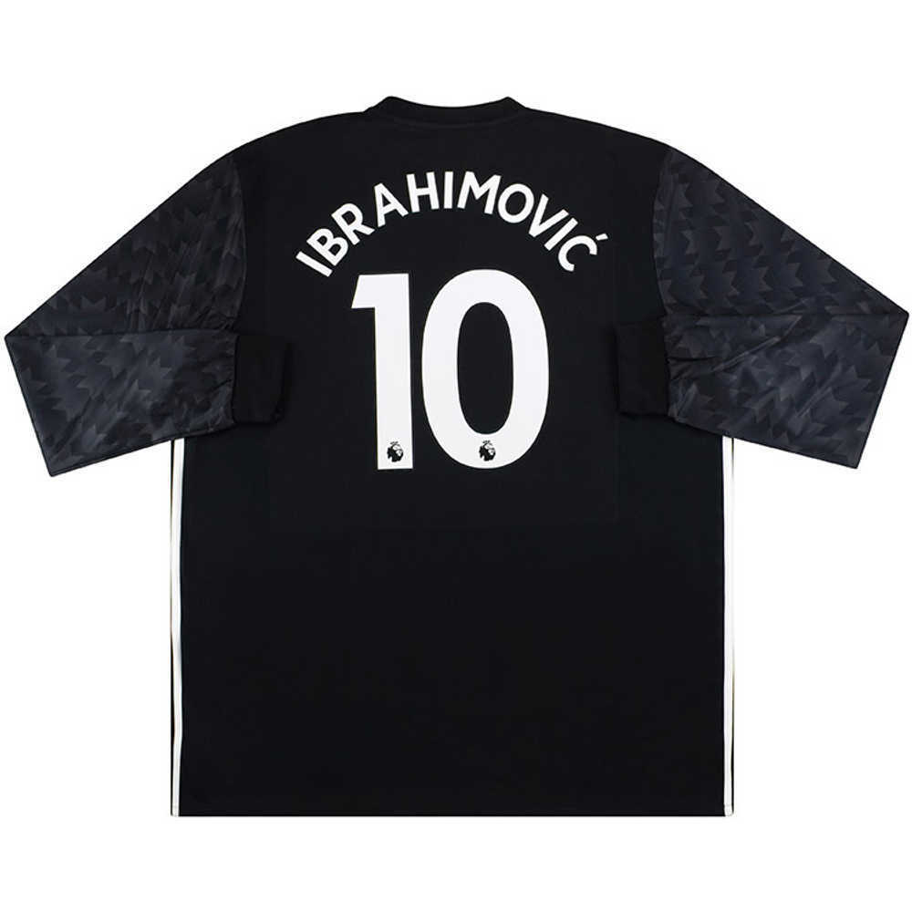 2017-18 Manchester United Away L/S Shirt Ibrahimović #10 (Excellent) S