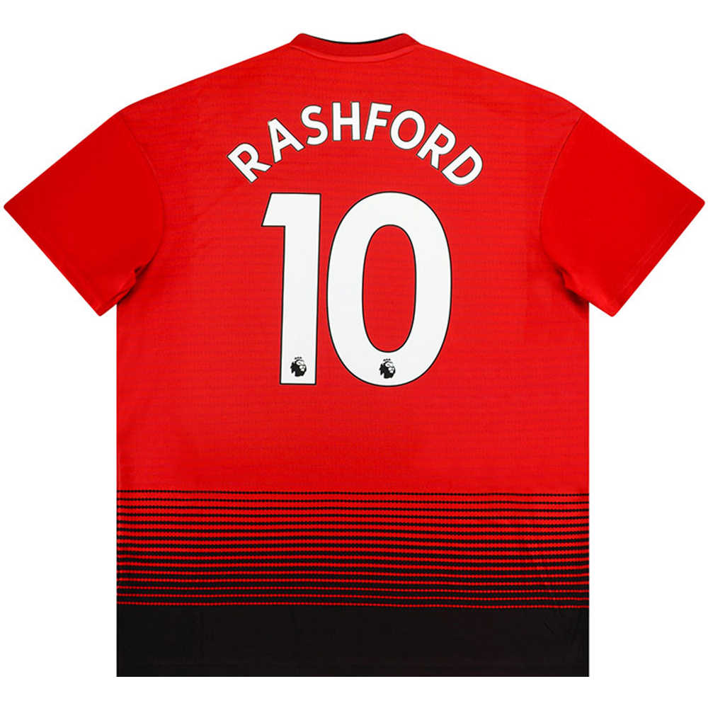 2018-19 Manchester United Home Shirt Rashford #10 (Very Good) S