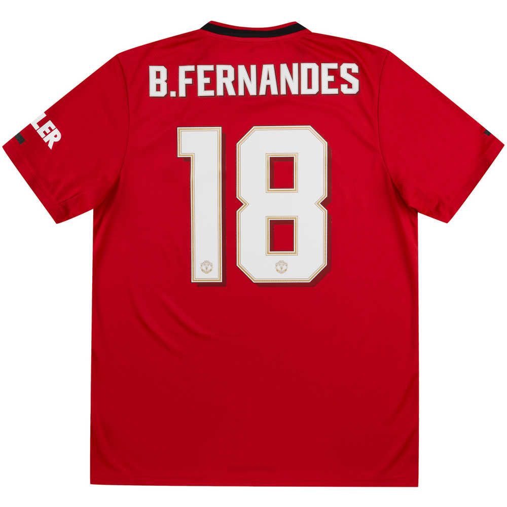 2019-20 Manchester United Home Shirt B.Fernandes #18 *w/Tags* XXL