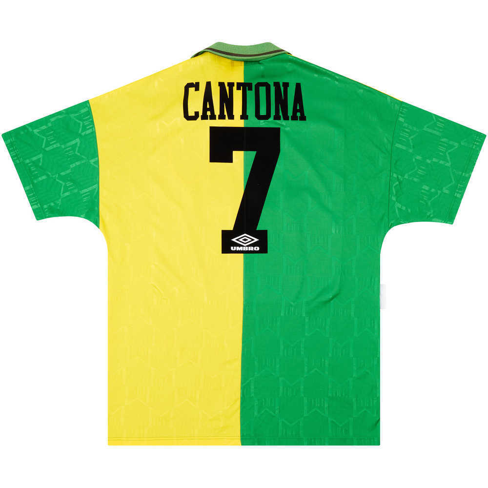 1992-94 Manchester United Third Shirt Cantona #7 (Very Good) XL