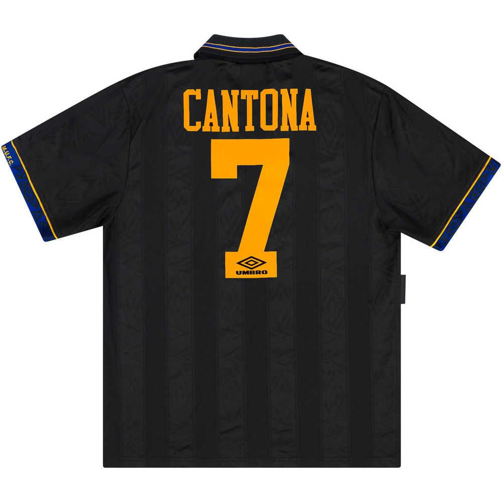1993-95 Manchester United Away Shirt Cantona #7 (Excellent) XXL