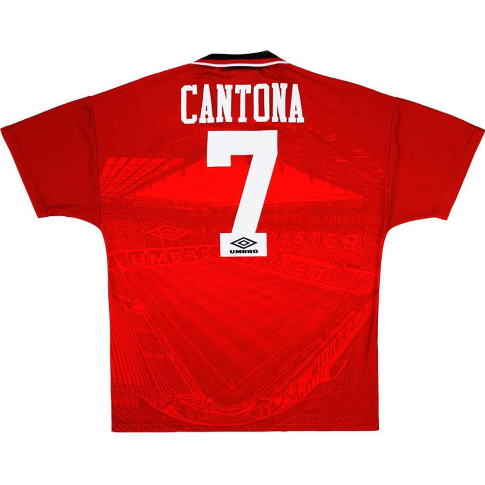 1994-96 Manchester United Home Shirt Cantona #7 (Very Good) L
