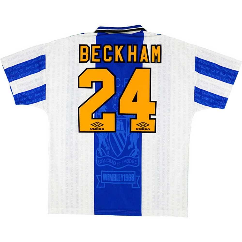 1994-96 Manchester United Third Shirt Beckham #24 (Excellent) XXL