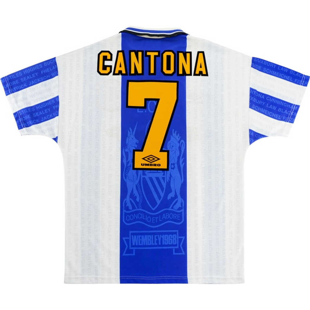 1994-96 Manchester United Third Shirt Cantona #7 (Very Good) XL