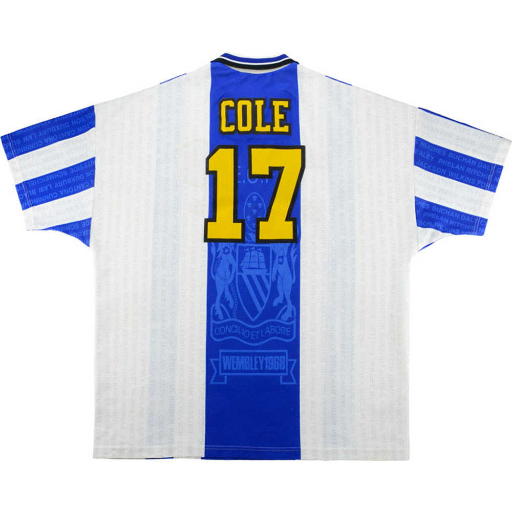 1994-96 Manchester United Third Shirt Cole #17 (Very Good) Y