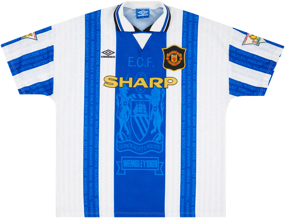 1994-96 Manchester United Third Shirt Ince #8 (Excellent) XXL
