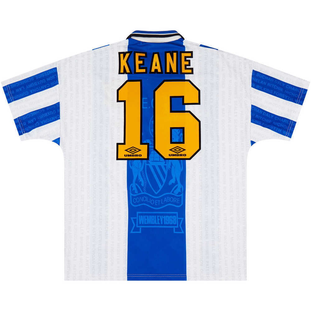 1994-96 Manchester United Third Shirt Keane #16 (Very Good) L