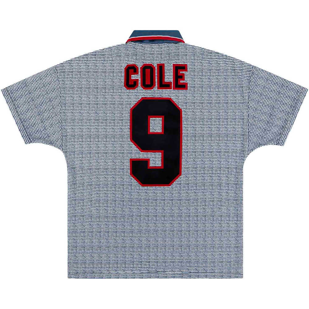1995-96 Manchester United Away Shirt Cole #9 (Excellent) XXL