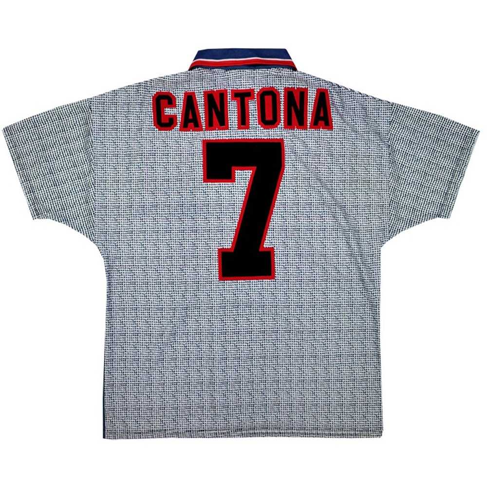 1995-96 Manchester United Away Shirt Cantona #7 (Very Good) XL