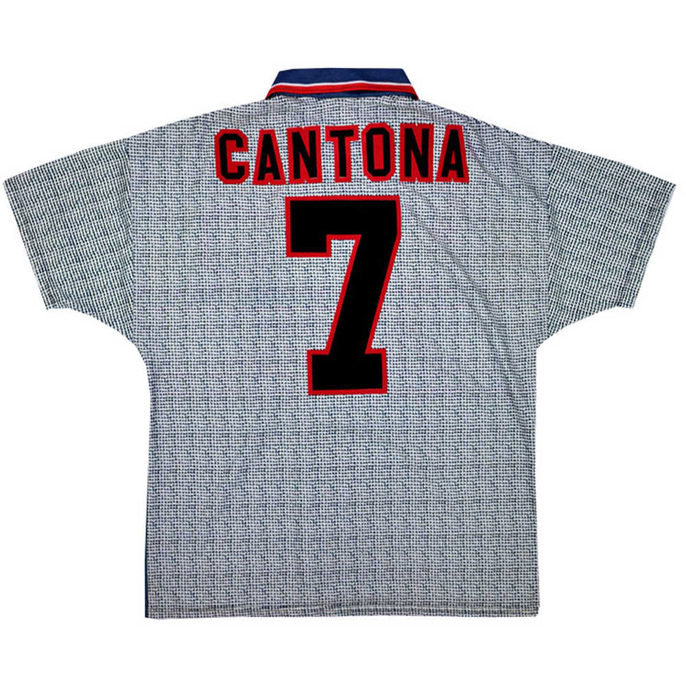 1995-96 Manchester United Away Shirt Cantona #7 (Excellent) XXL