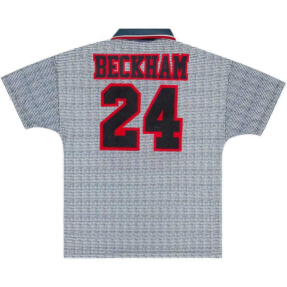 1995-96 Manchester United Away Shirt Beckham #24 (Excellent) Y