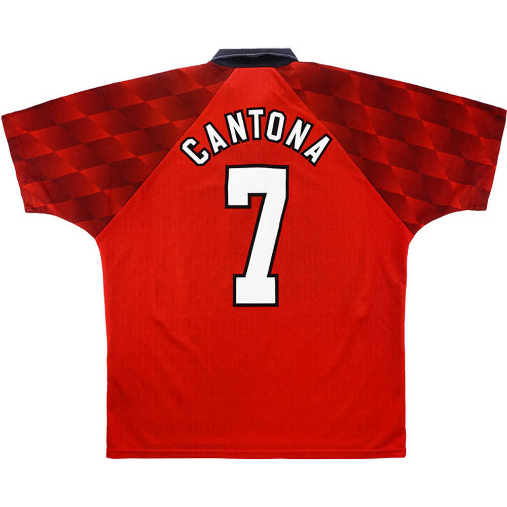 1996-98 Manchester United Home Shirt Cantona #7 (Excellent) M