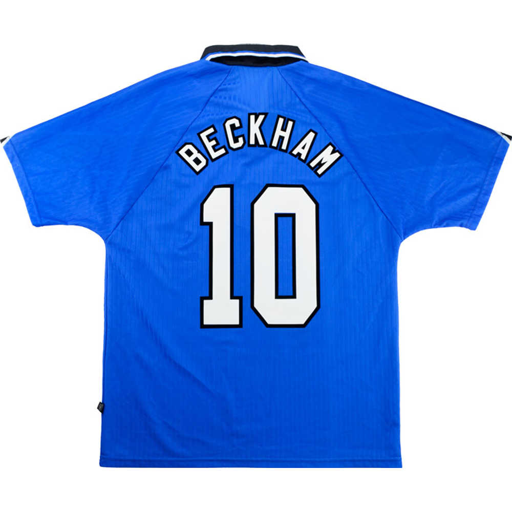 1996-98 Manchester United Third Shirt Beckham #10 (Excellent) M