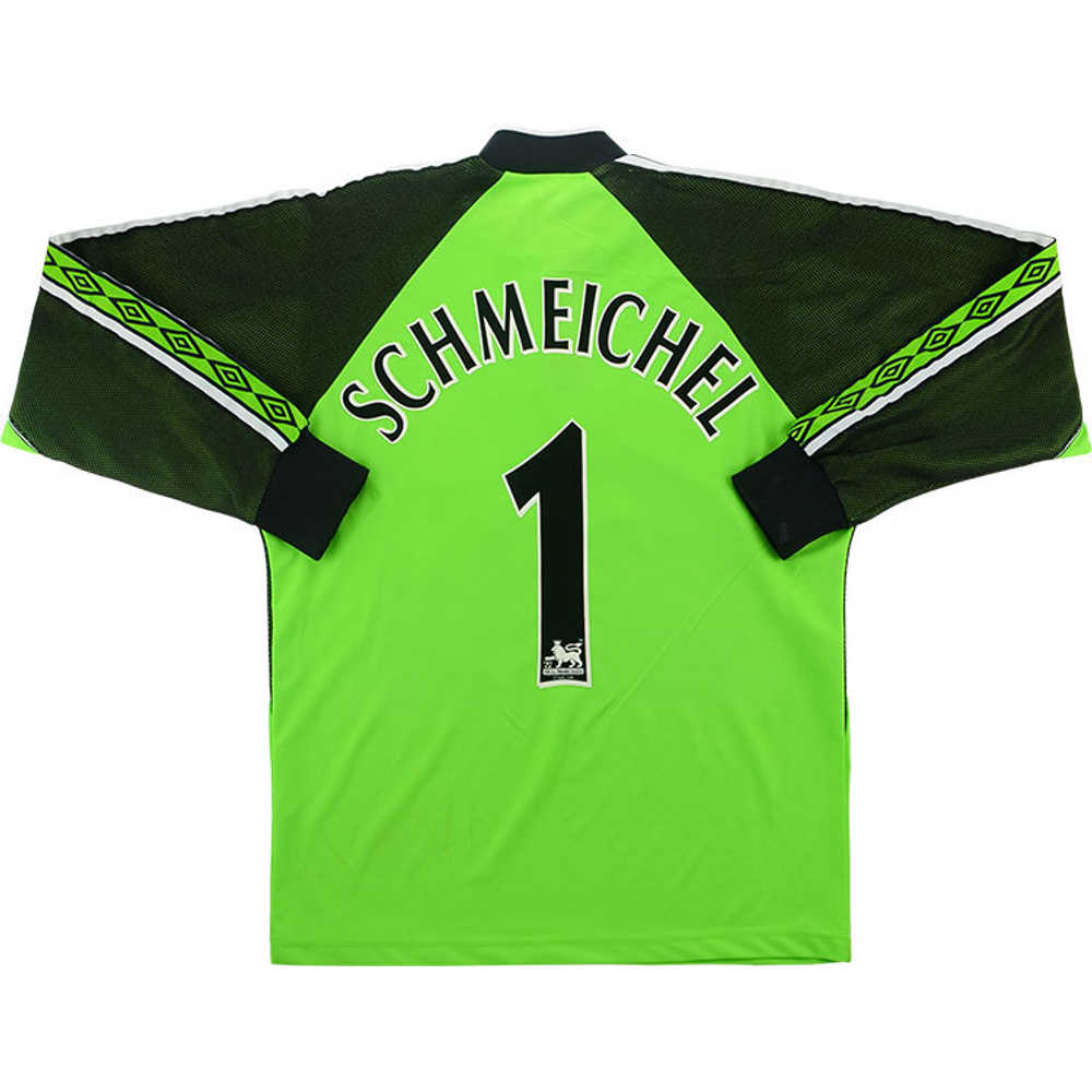 1998-99 Manchester United GK Shirt Schmeichel #1 (Excellent) L