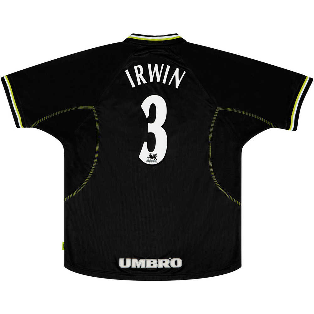 1998-99 Manchester United Third Shirt Irwin #3 (Very Good) M
