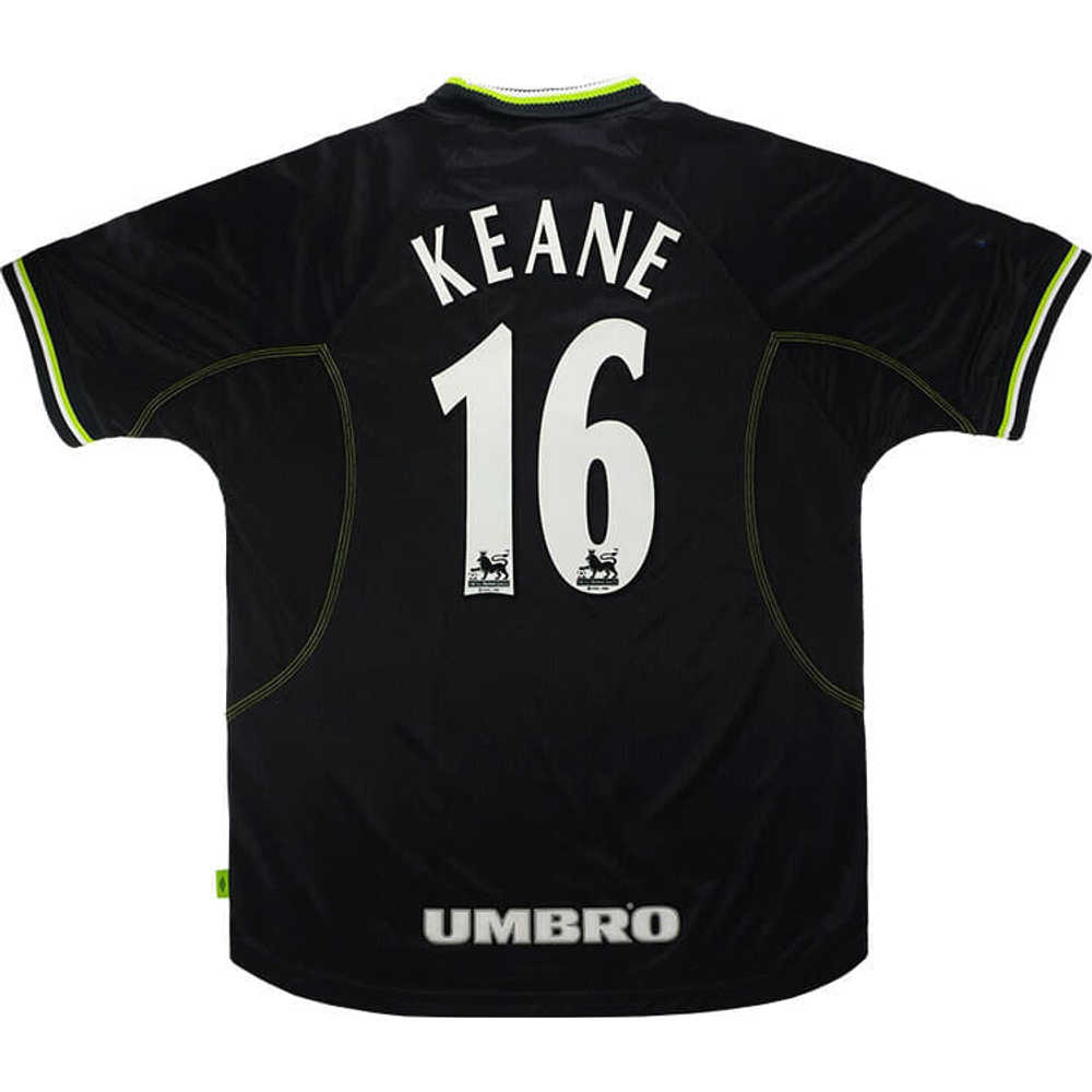 1998-99 Manchester United Third Shirt Keane #16 (Excellent) L