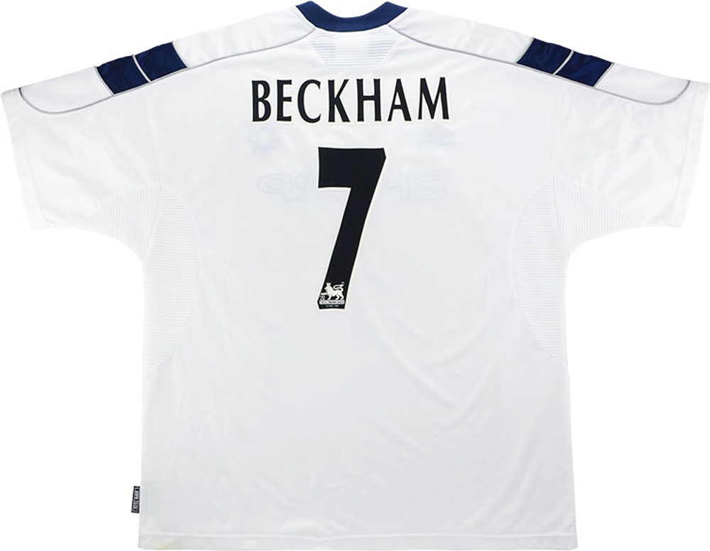 1999-00 Manchester United Third Shirt Beckham #7 (Excellent) XL