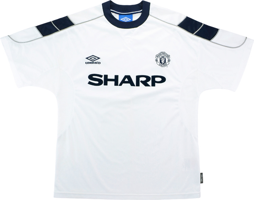 1999-00 Manchester United Third Shirt Beckham #7 (Excellent) XL