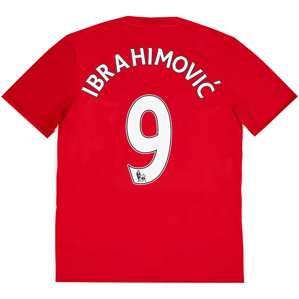2016-17 Manchester United Home Shirt Ibrahimović #9 *w/Tags*