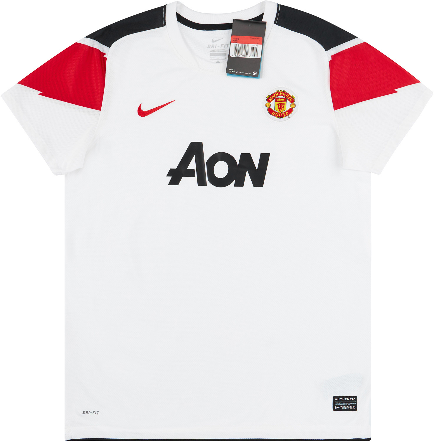 2010-12 Manchester United Away Shirt Womens ()