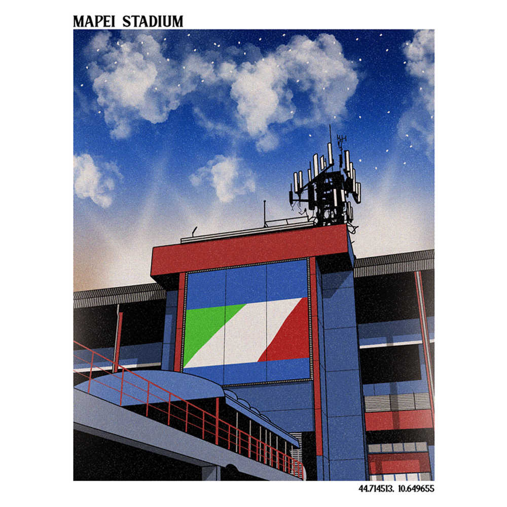 Mapei Stadium A3 Print/Poster