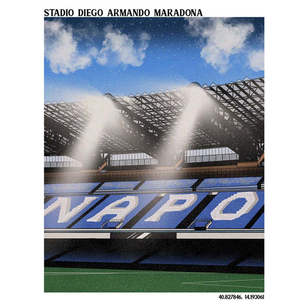 Stadio Diego Armando Maradona A3 Print/Poster