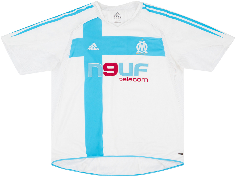 2004-05 Olympique Marseille Player Issue Home Shirt (Very Good) XXL