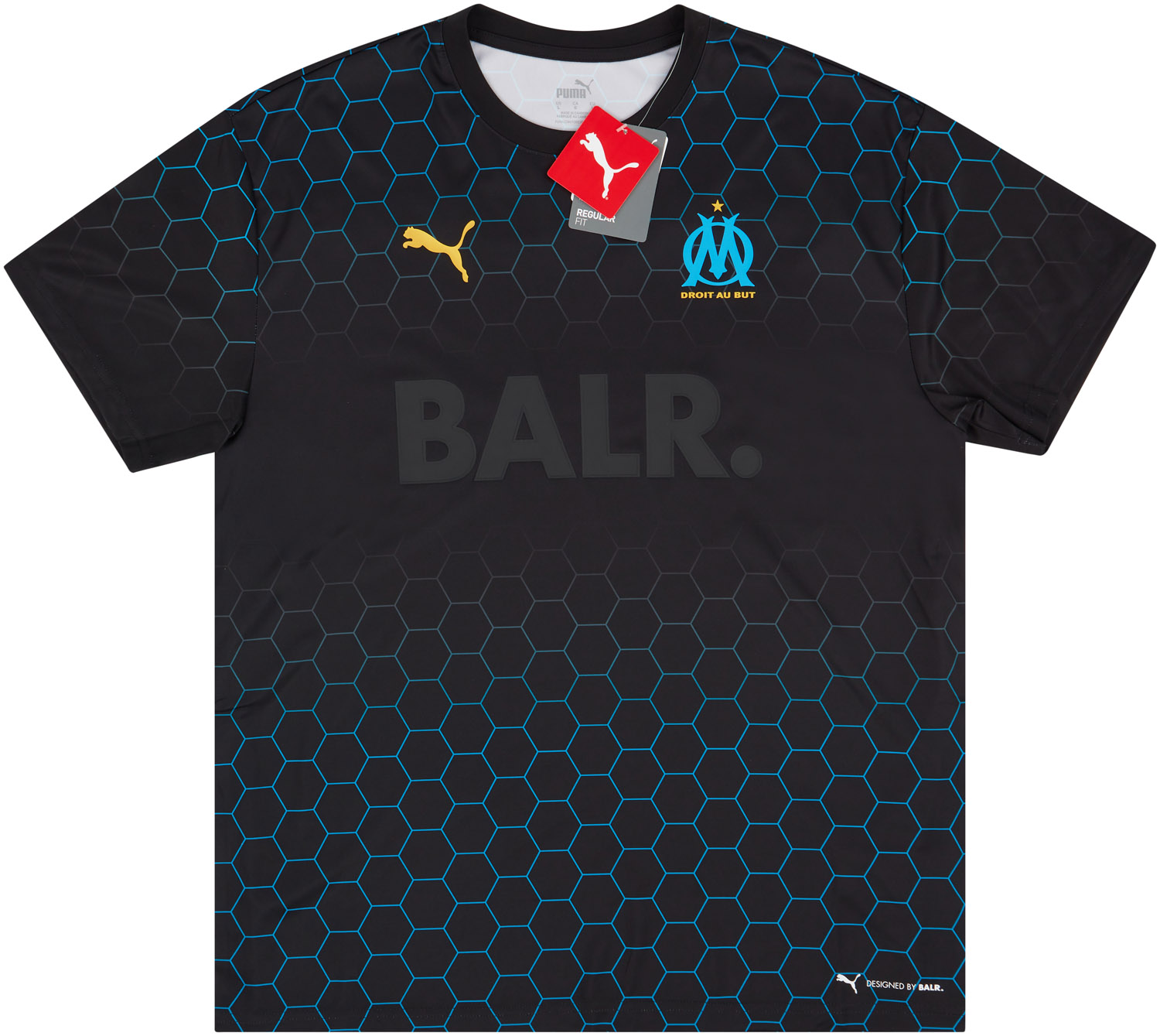 2020-21 Olympique Marseille Puma x BALR Shirt - NEW