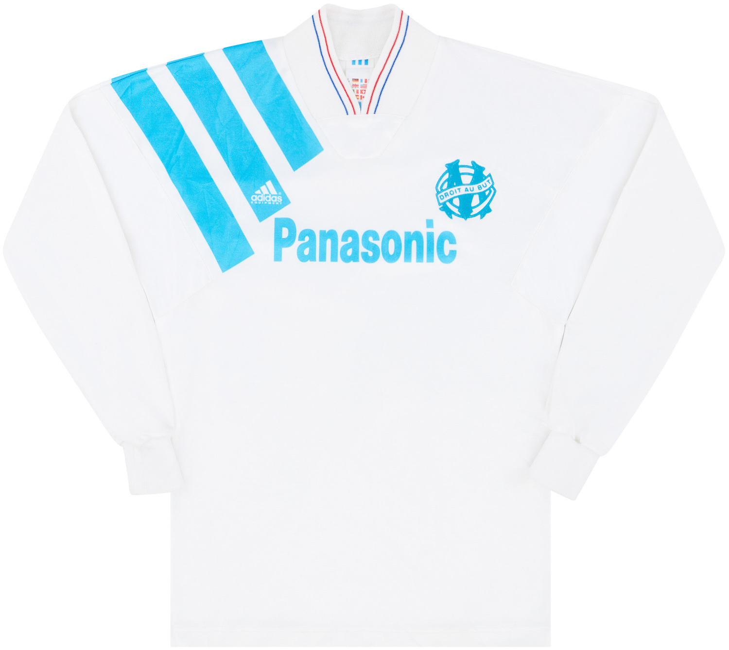 1991-92 Olympique Marseille Home Shirt - 8/10 - ()