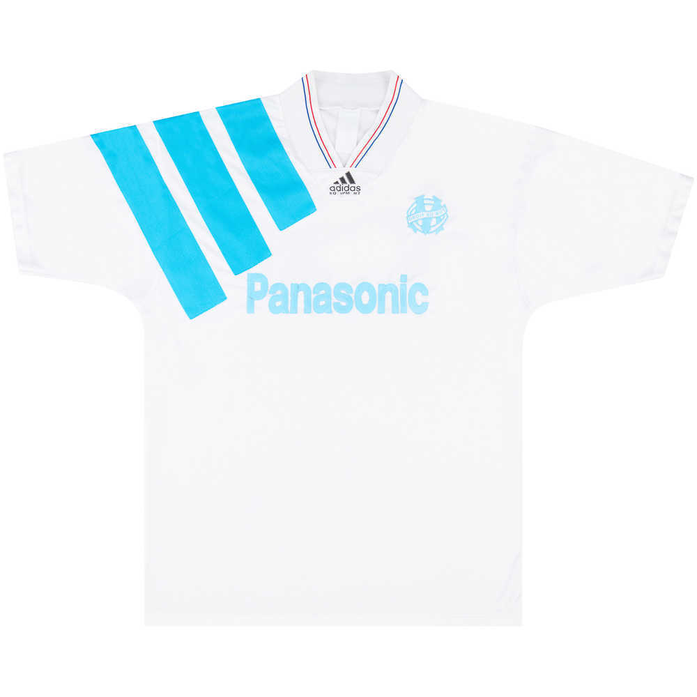 1992-93 Olympique Marseille Home Shirt (Very Good) L/XL