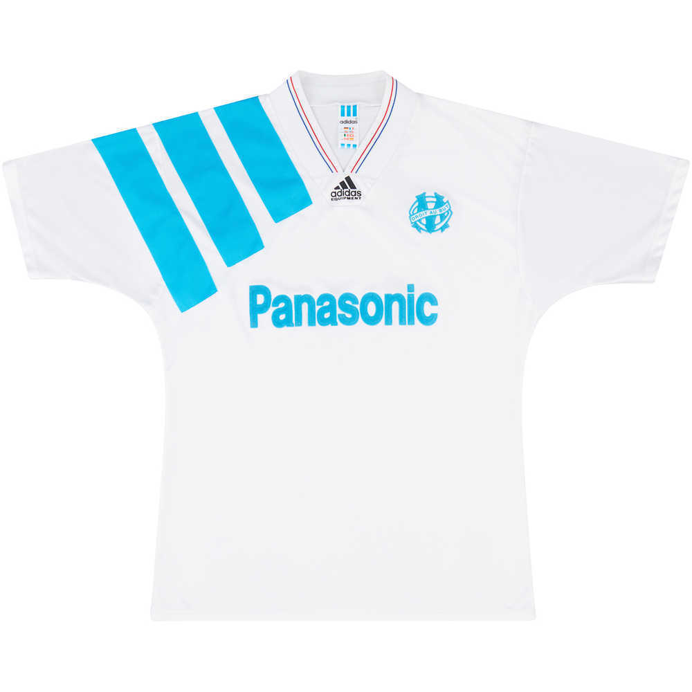 1992-93 Olympique Marseille Home Shirt (Excellent) S