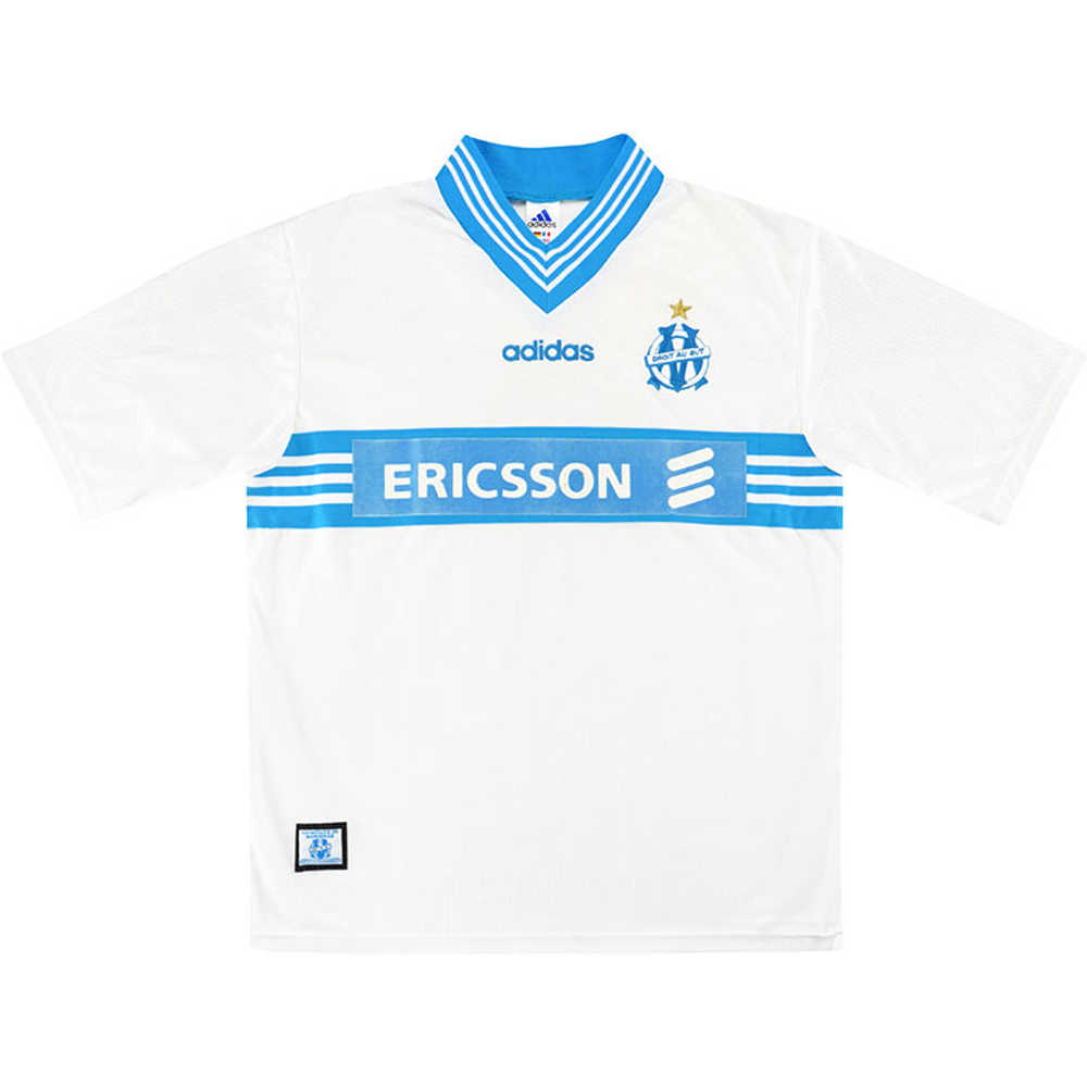 1997-98 Olympique Marseille Home Shirt (Very Good) S