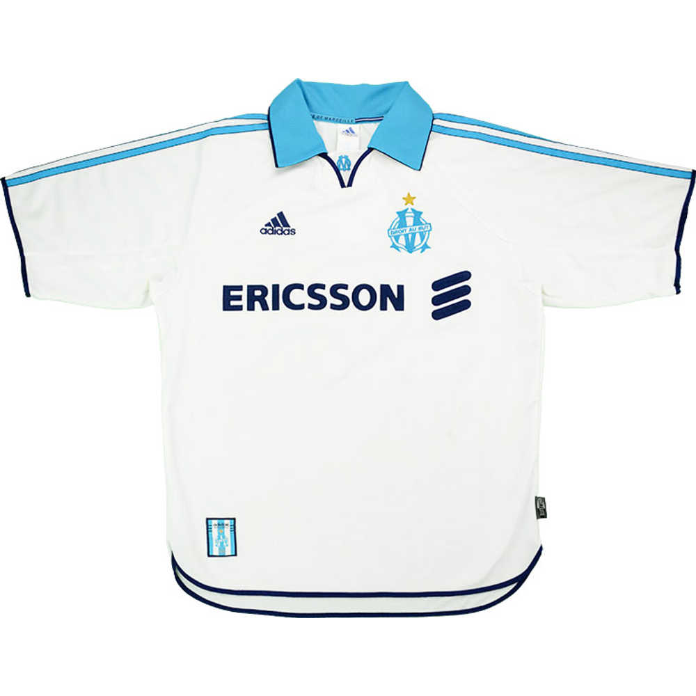 1999-00 Olympique Marseille Home Shirt (Excellent) S