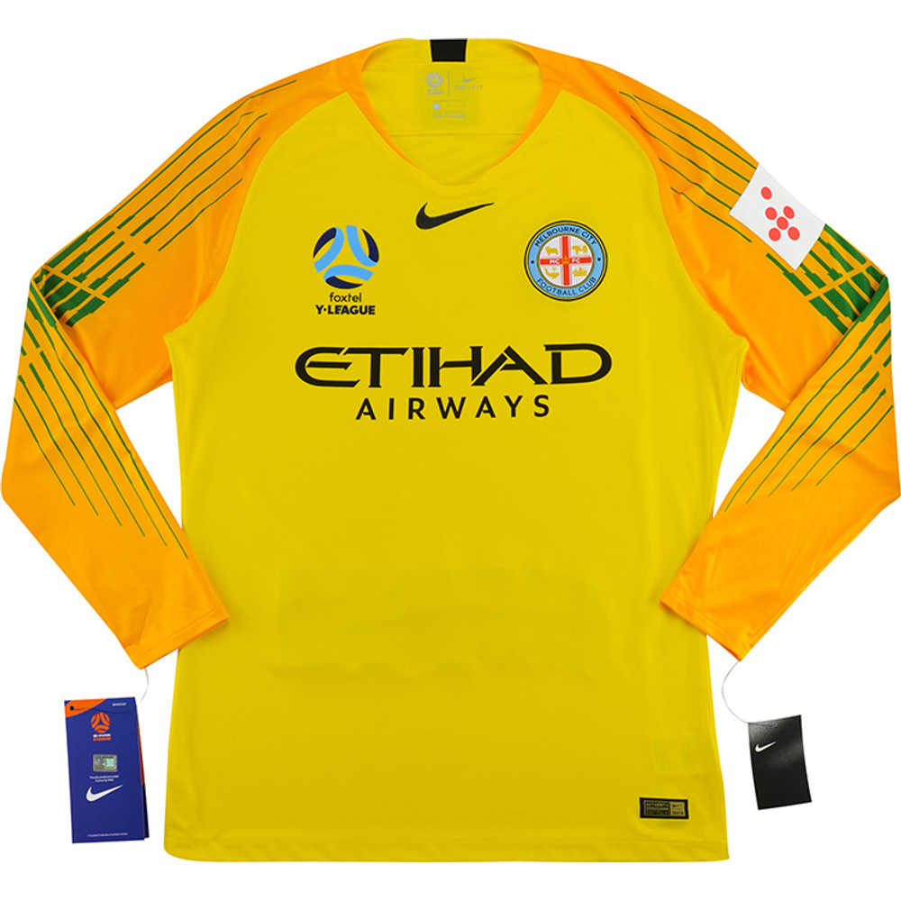 2018-19 Melbourne City Y-League Player Issue GK Shirt *w/Tags* L