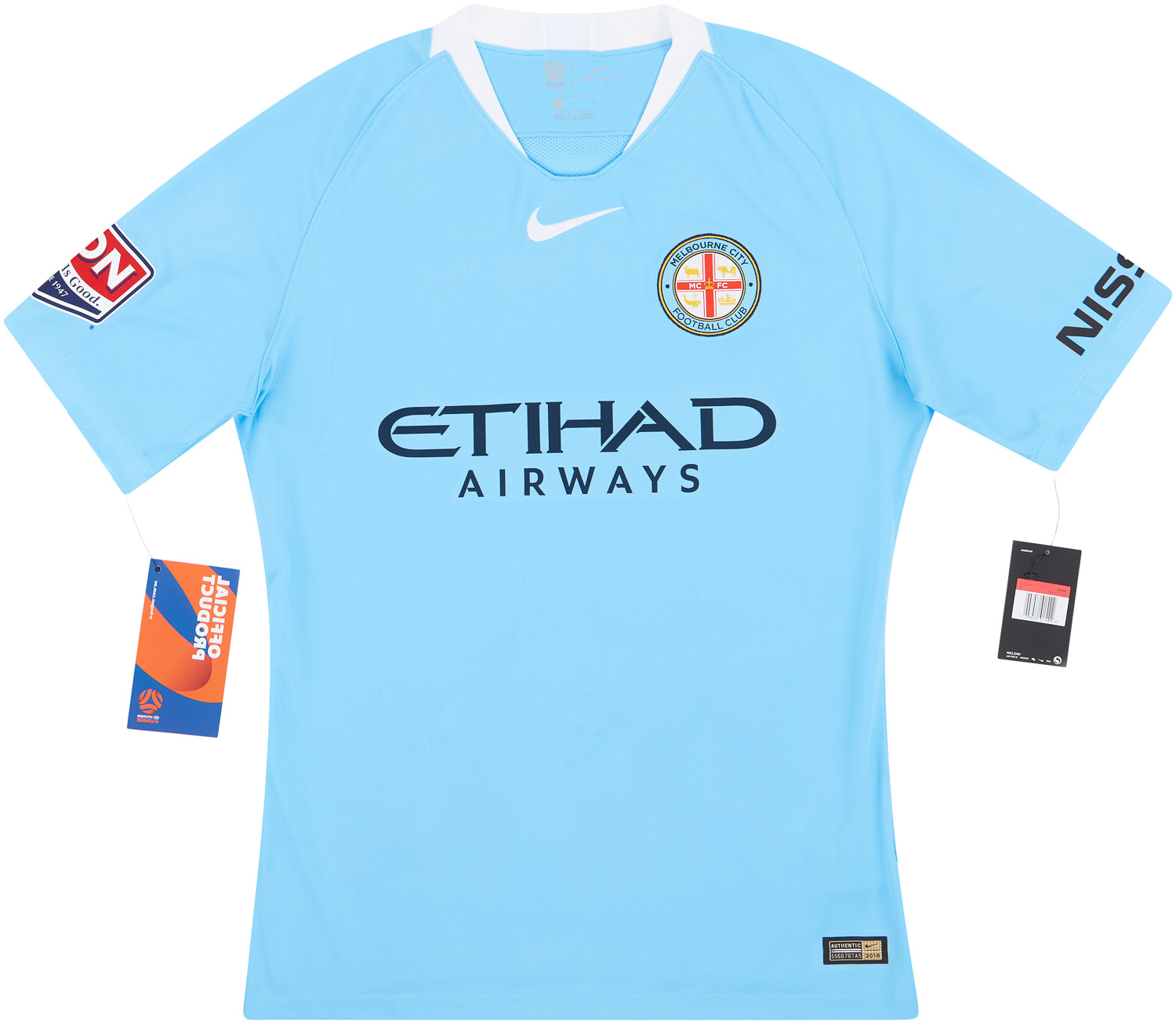 2018-19 Melbourne City Player Issue Home Shirt