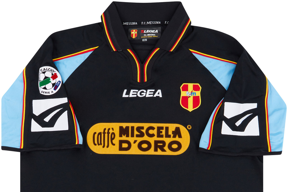 2004-05 Messina Match Issue Third Shirt Amoruso #18-Match Worn Shirts  Other Italian Clubs Messina Certified Match Worn