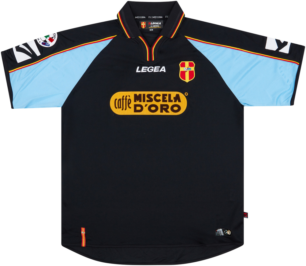 2004-05 Messina Match Issue Third Shirt Amoruso #18-Match Worn Shirts  Other Italian Clubs Messina Certified Match Worn