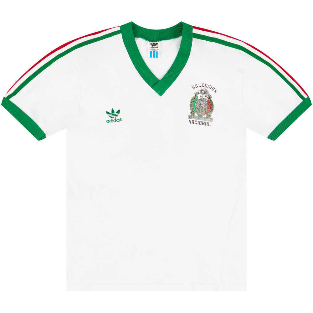 1983 Mexico Match Issue World Youth Championship Away Shirt #12 (Nava) v Scotland