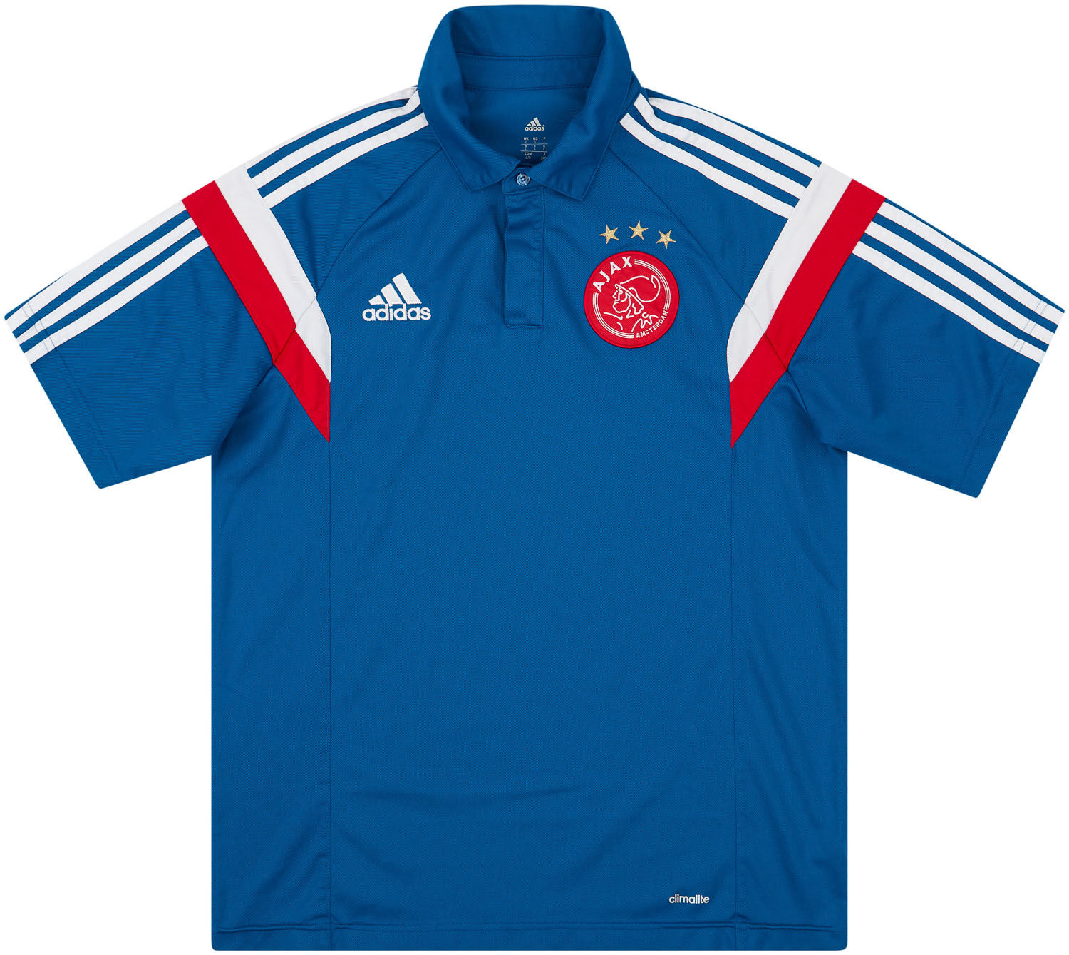 Onzorgvuldigheid fossiel doel 2014-15 Ajax adidas Polo Shirt (Excellent) L