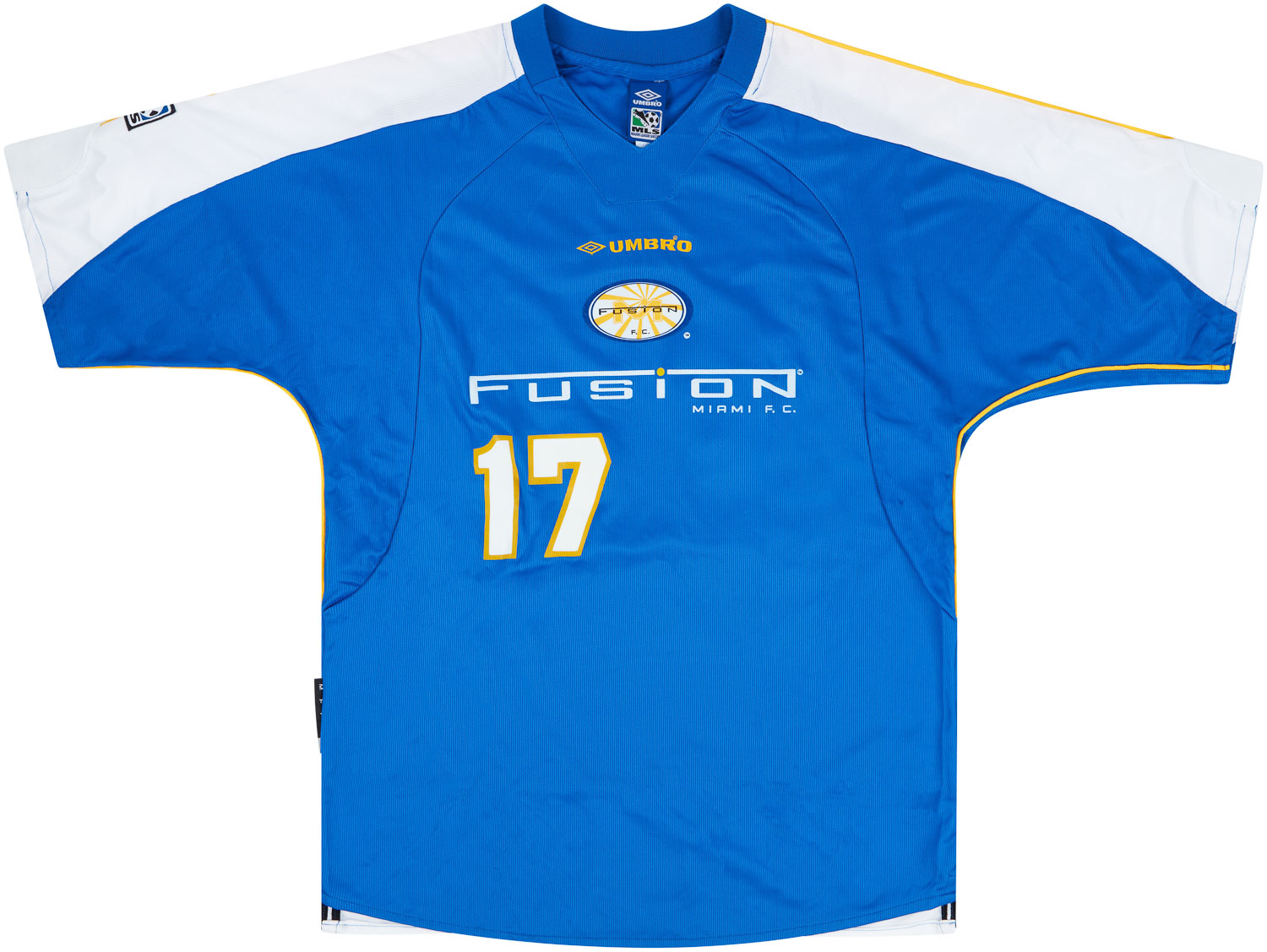 2001 Miami Fusion Match Issue Home Shirt Serna #17
