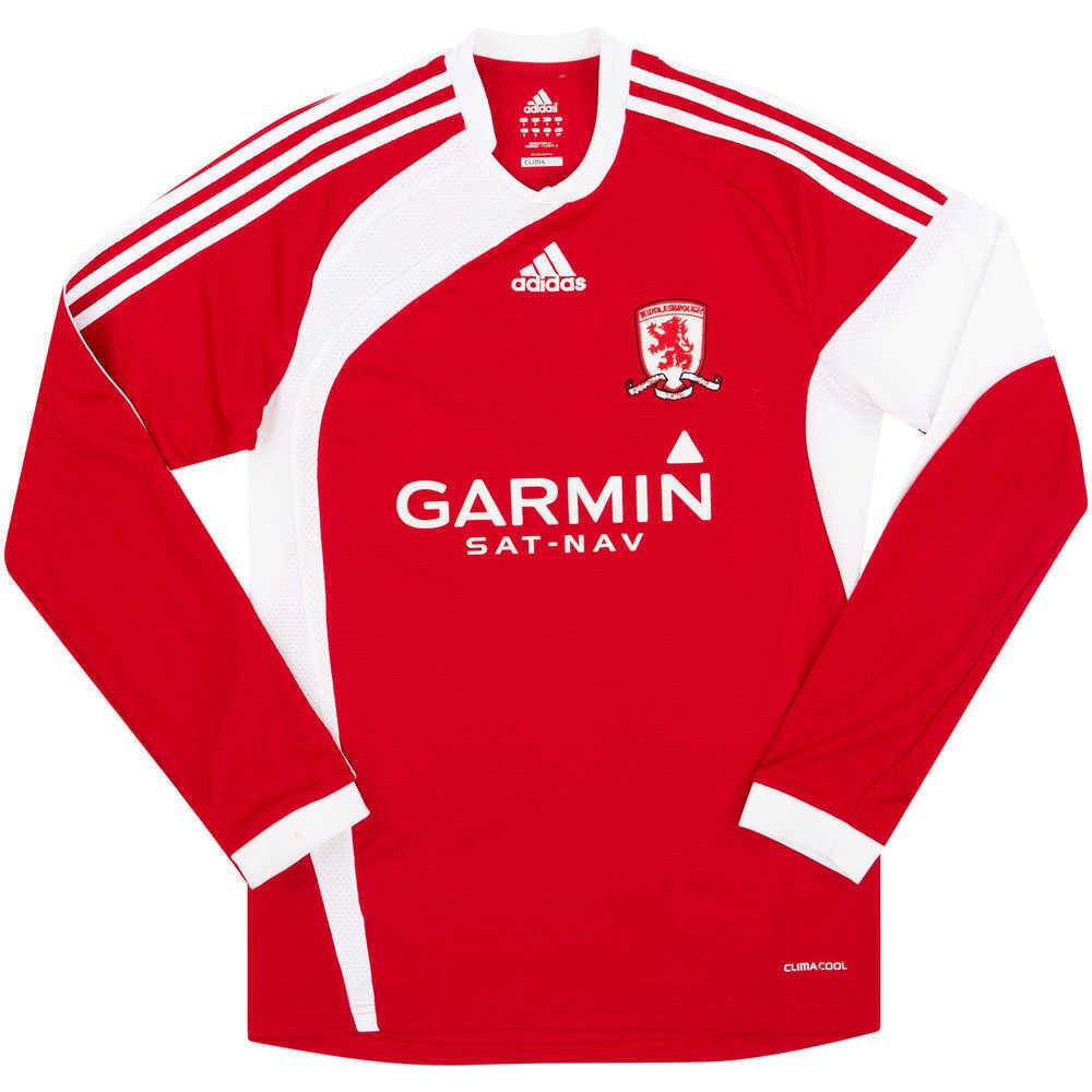 2009-10 Middlesbrough Home L/S Shirt (Excellent) S