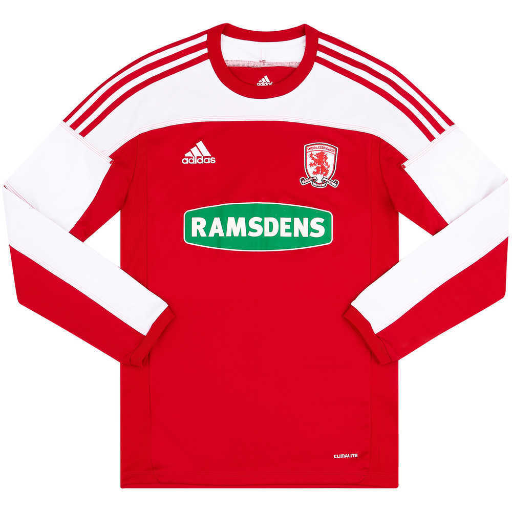 2011-12 Middlesbrough Home L/S Shirt (Very Good) S
