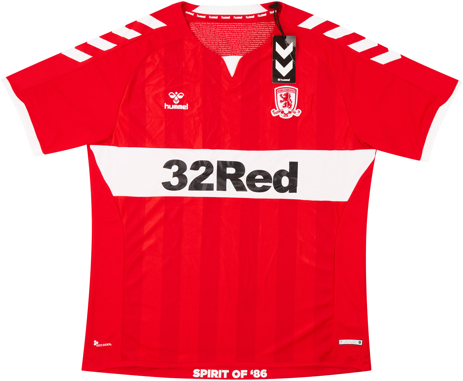 2018-19 Middlesbrough Home Shirt