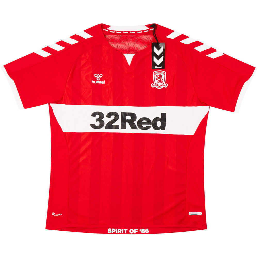 2018-19 Middlesbrough Home Shirt *w/Tags* 3XL