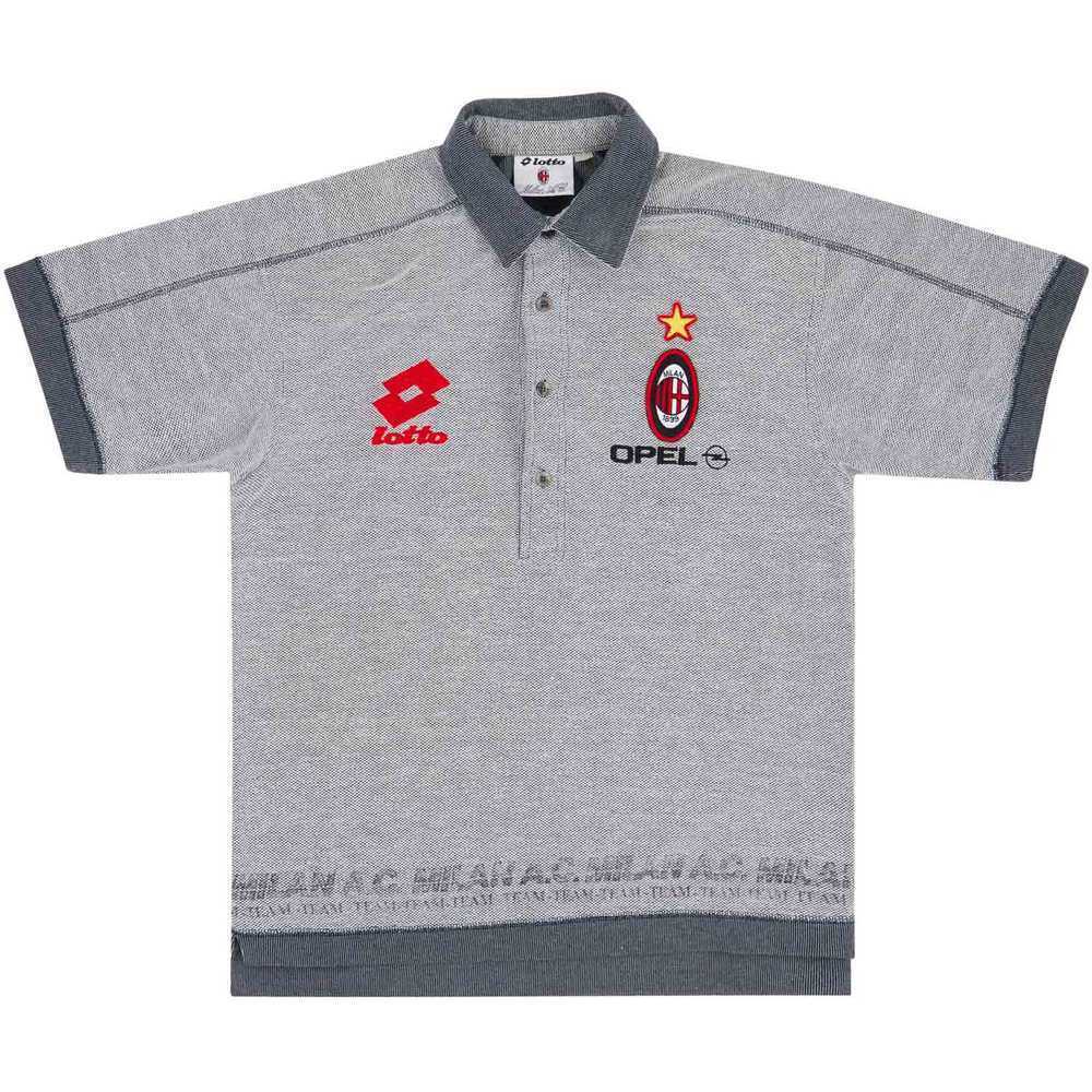 1995-96 AC Milan Lotto Training Polo (Excellent) L