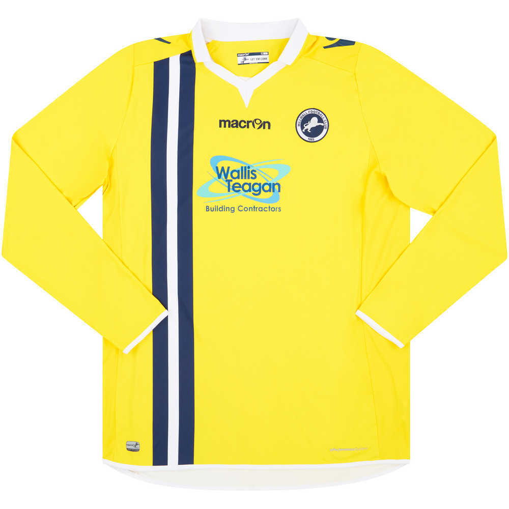 2015-16 Millwall Third L/S Shirt (Excellent) XXL