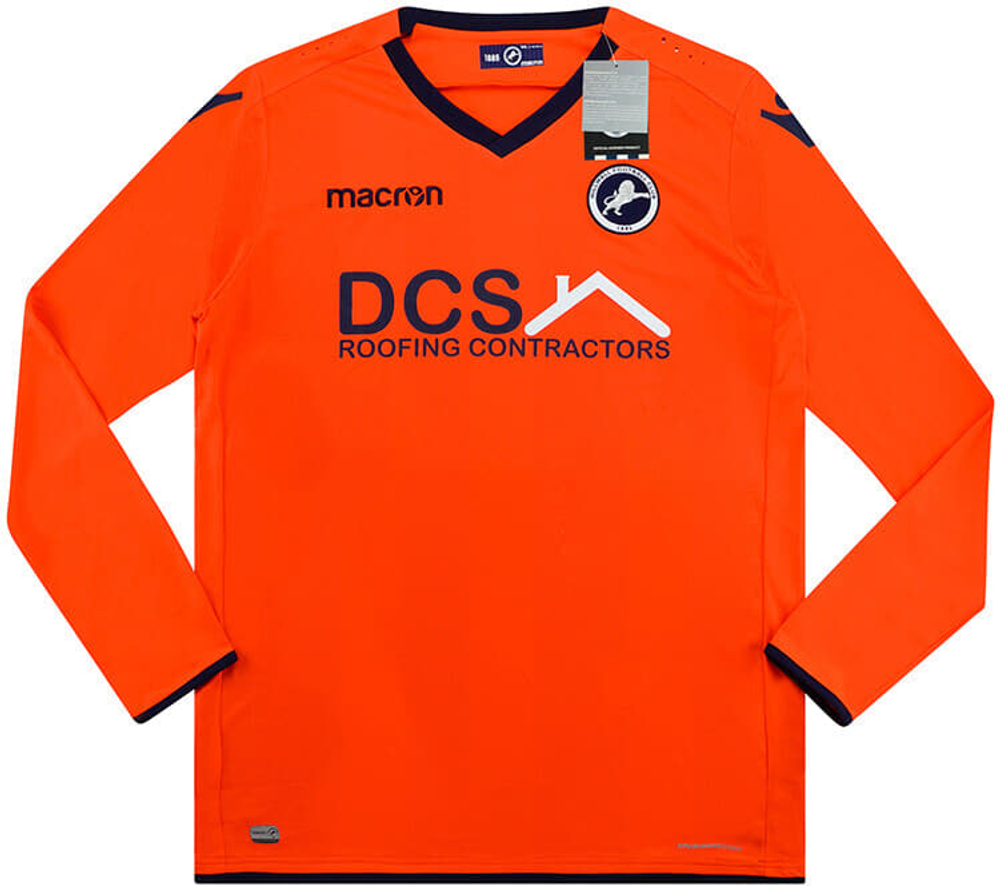 2018-19 Millwall Authentic Third L/S Shirt *w/Tags*- Championship Millwall Player Issue Permanent Price Drops