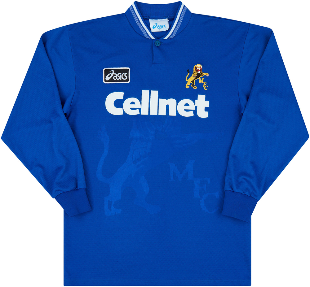 1996-97 Millwall Match Issue Home L/S Shirt #12-Match Worn Shirts Millwall Match Issue