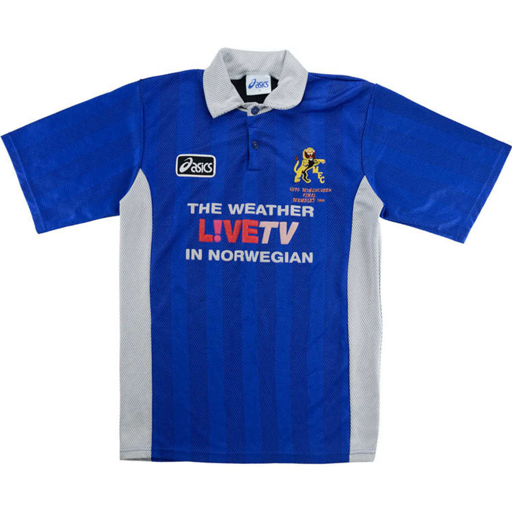 1997-99 Millwall Home 'Auto Windscreen Final' Shirt (Excellent) XL